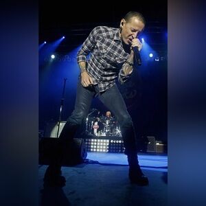 Chester Bennington Linkin Park  LIFE SIZE Cardboard Cutout with Free Shipping